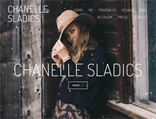 Tablet Screenshot of chanellesladics.com